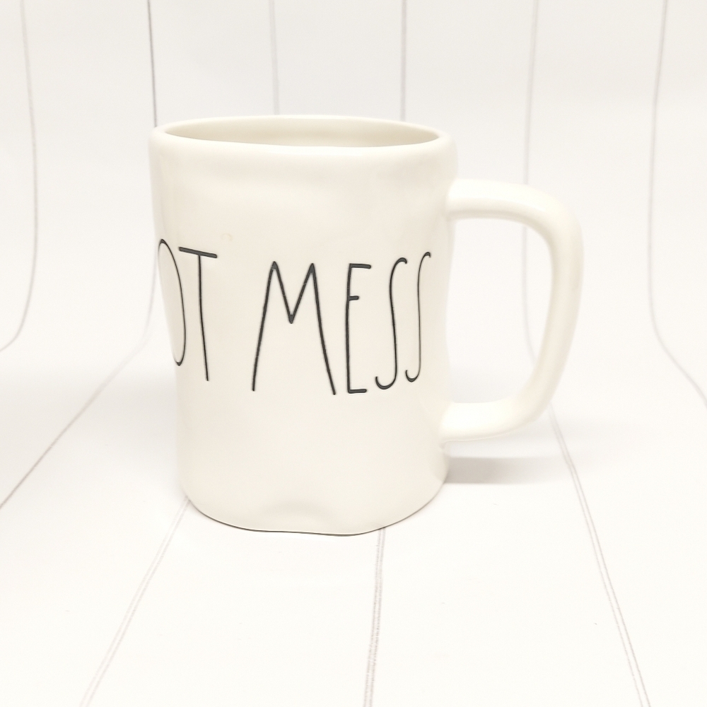Hot Mess Coffee Mug Rae Dunn by Magenta Motivational Mug - Picture 2 of 9